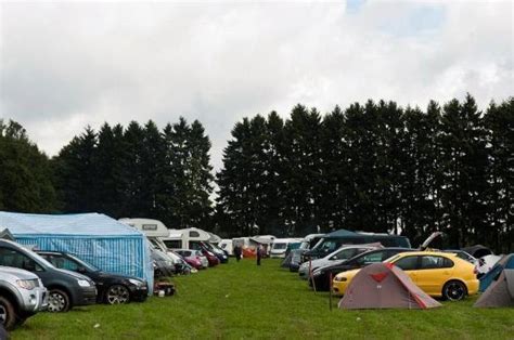 camping at belgium f1 grand prix